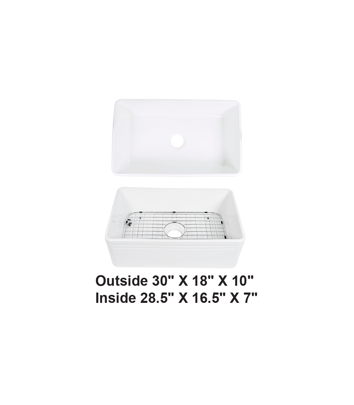 Dawn® Undermount Single to Double Combination Bowl Sink with Removable  Acrylic Glass Divider (PD1717) - Beyond Flooring