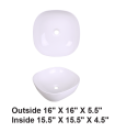 LS-C42 Vessel Ceramic Sink White