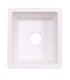 LS-GC28 Undermount Single Bowl Granite Composite Sink White