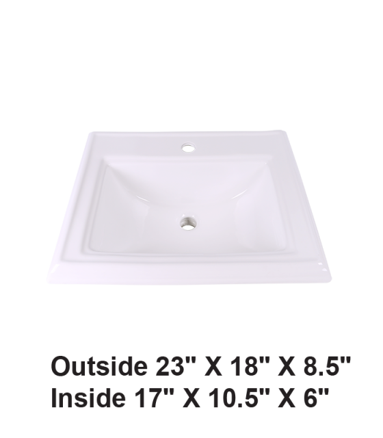 Above Counter Vessel Sink