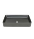 LS-C34B Vessel Ceramic Sink Matt Black