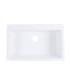 LS-GCD78 Drop-In or Undermount Single Bowl Granite Composite Sink White