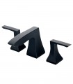 LS-305801 Widespread Bathroom Faucet with Pop-up Drain in Matte Black