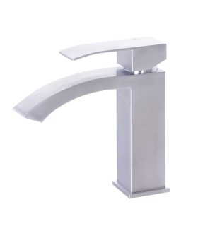 LS-BA15075 Single Hole Bathroom Faucet in Brushed Nickle