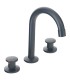 LS-BA21050 Widespread Bathroom Faucet with Pop-up Drain in Matte Black