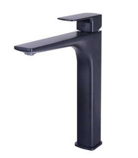 LS-BA11068 Single Hole Bathroom Faucet in Matte Black