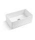 LS-FC4 Single Bowl Farmhouse Porcelain Sink White