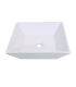 LS-C26 Above Counter Ceramic Sink White