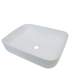 LS-C29 Above Counter Ceramic Sink White